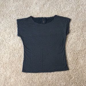 Ann Taylor Polka-Dot Blouse